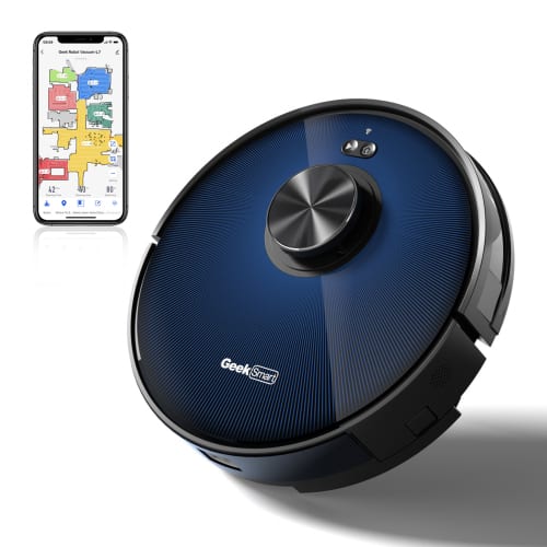 Akoasm - Robot Vacuum Cleaner and Mop with LDS Navigation, Wi-Fi Connected APP, MAX 2700 PA Suction for Pets and Larger Home