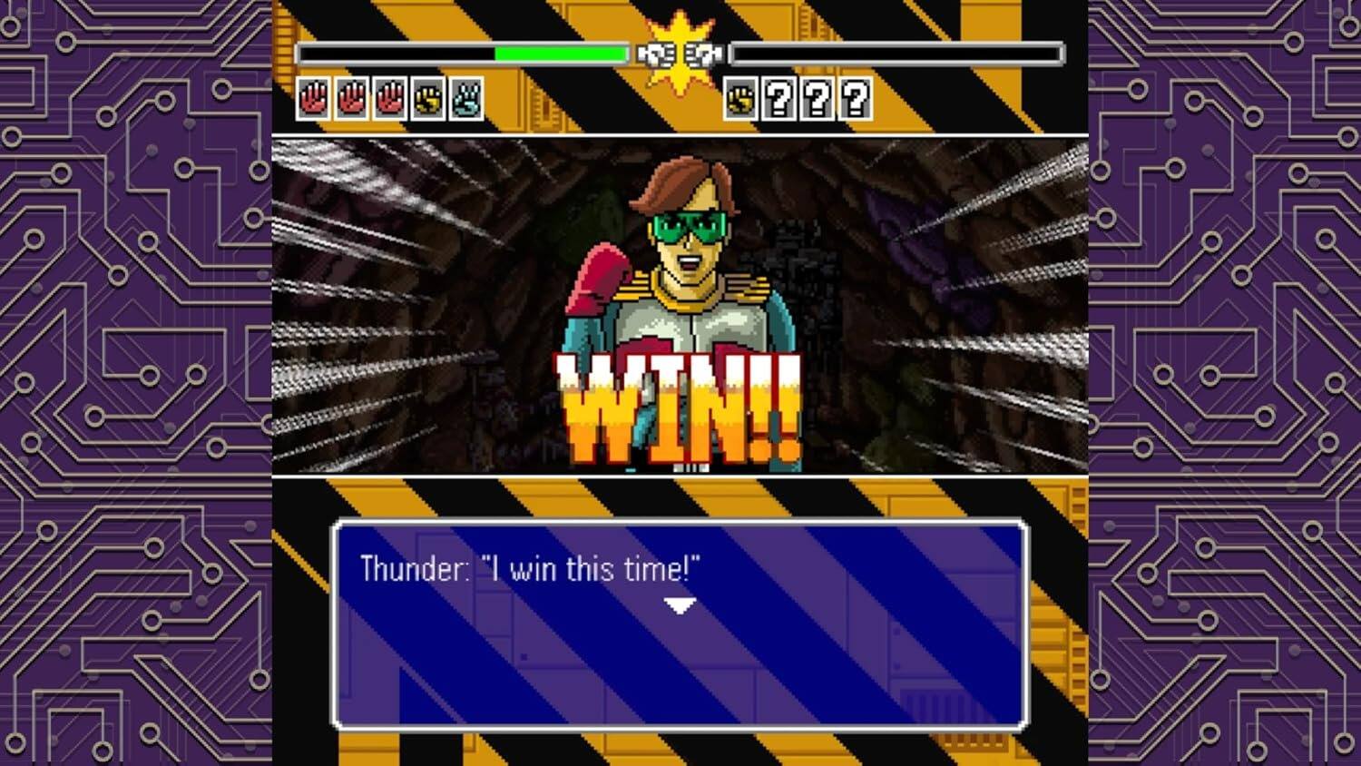 Thunder: "I win this time!"