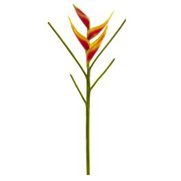 BreeBe - 26'' Heliconia Artificial Flower (Set of 4) - Red