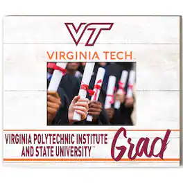 Jardine - Virginia Tech Hokies 11'' x 13'' Grad Picture Frame - White