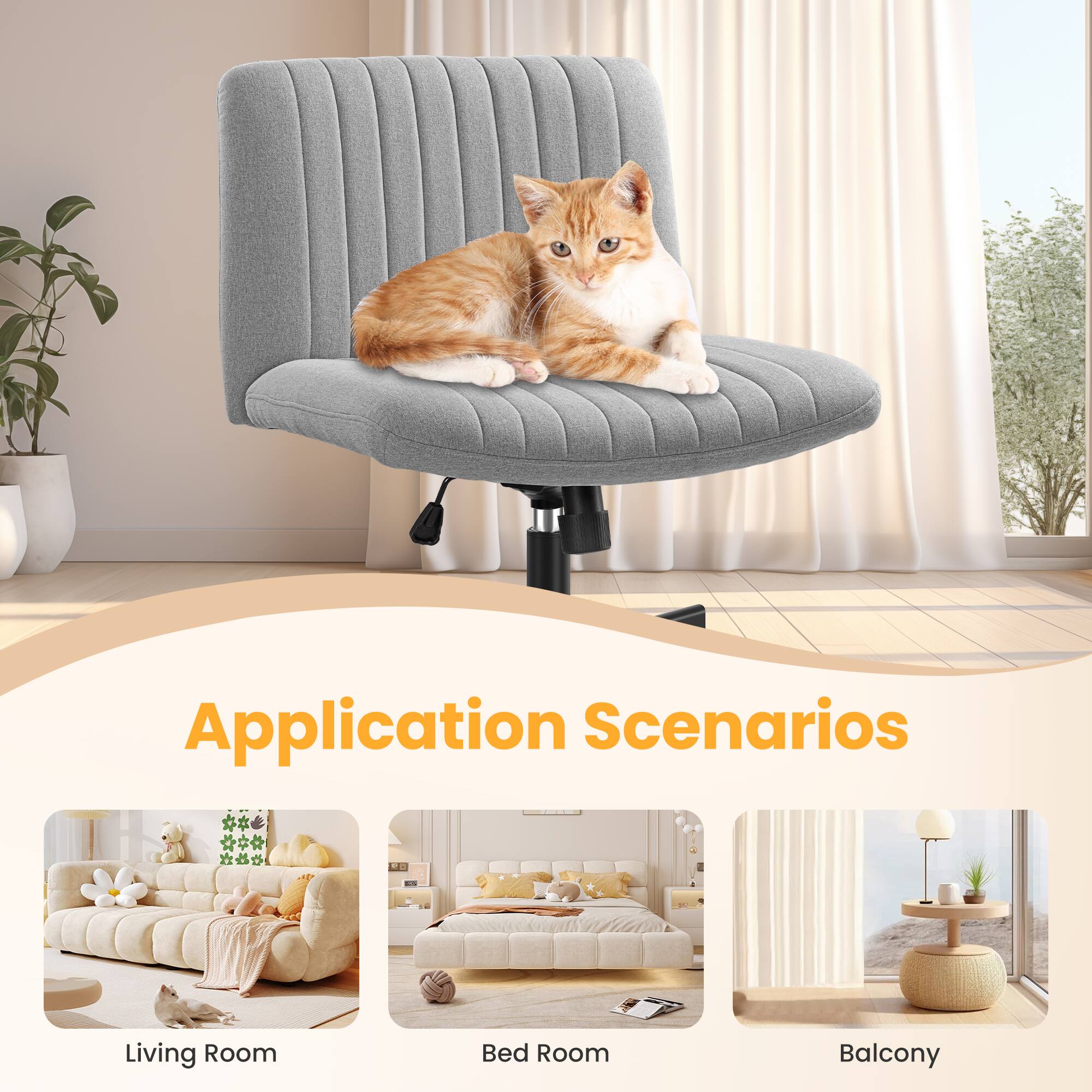 Application Scenarios

Living Room  
Bed Room  
Balcony