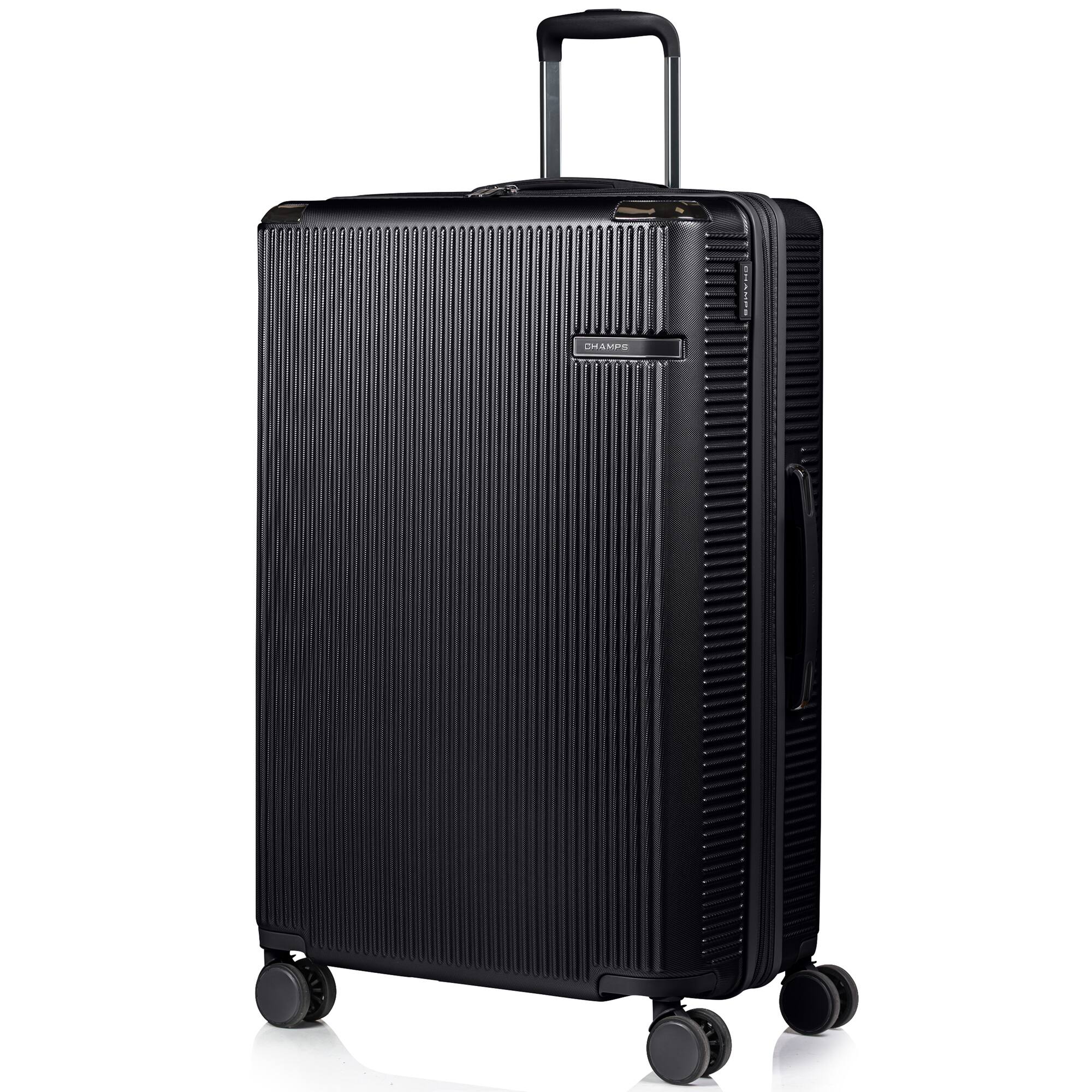 Angle. Champs - Legacy 3-Piece Luggage Set - Black.