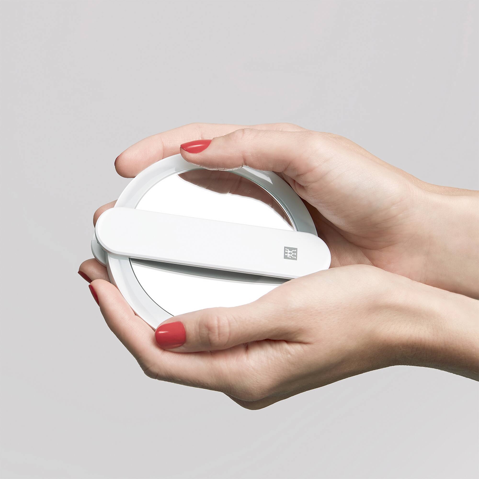 Alt View 6. ZWILLING - ZWILLING Makeup Mirror (10X magnification, LED rechargeable, 360 degree rotating handle, daylight white), Premium, White - White.