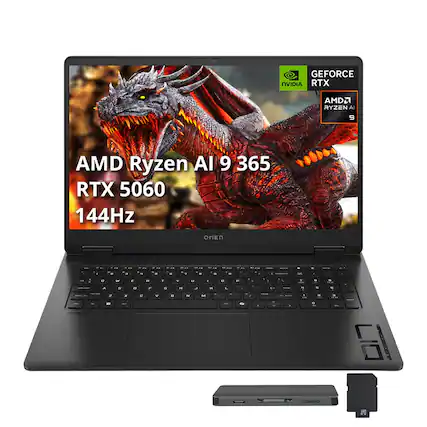 AMD Ryzen AI 9 365
RTX 5060
144Hz