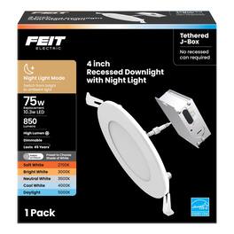 FEIT ELECTRIC - Feit LED Retrofits White 5 in. W Aluminum LED Canless Recessed Downlight 10.3 W