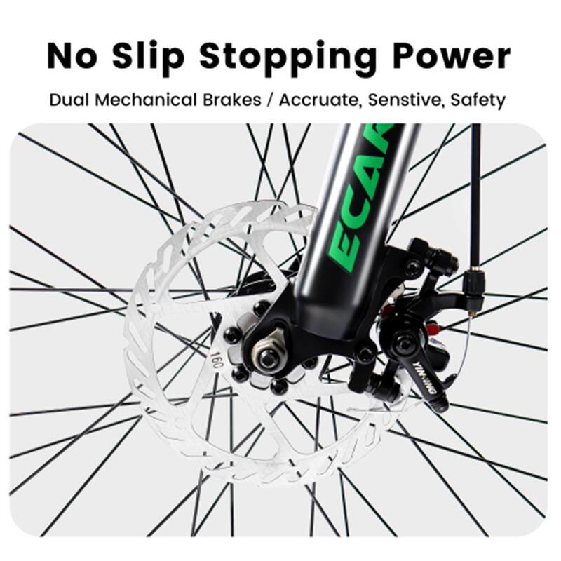No Slip Stopping Power  
Dual Mechanical Brakes / Accurate, Sensitive, Safety  
ECA 160 YIN-ING
