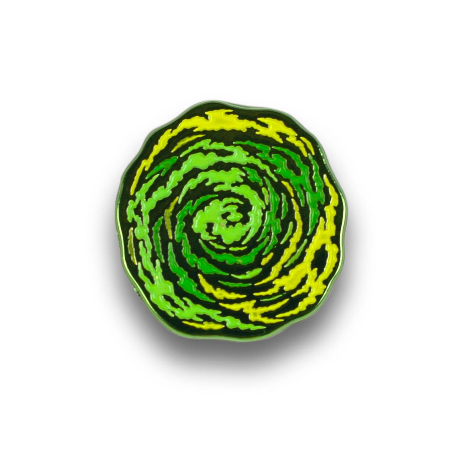 Alt View 1. SalesOne LLC - Rick and Morty Edition | Rick and Morty Portal Enamel Pin - Green.