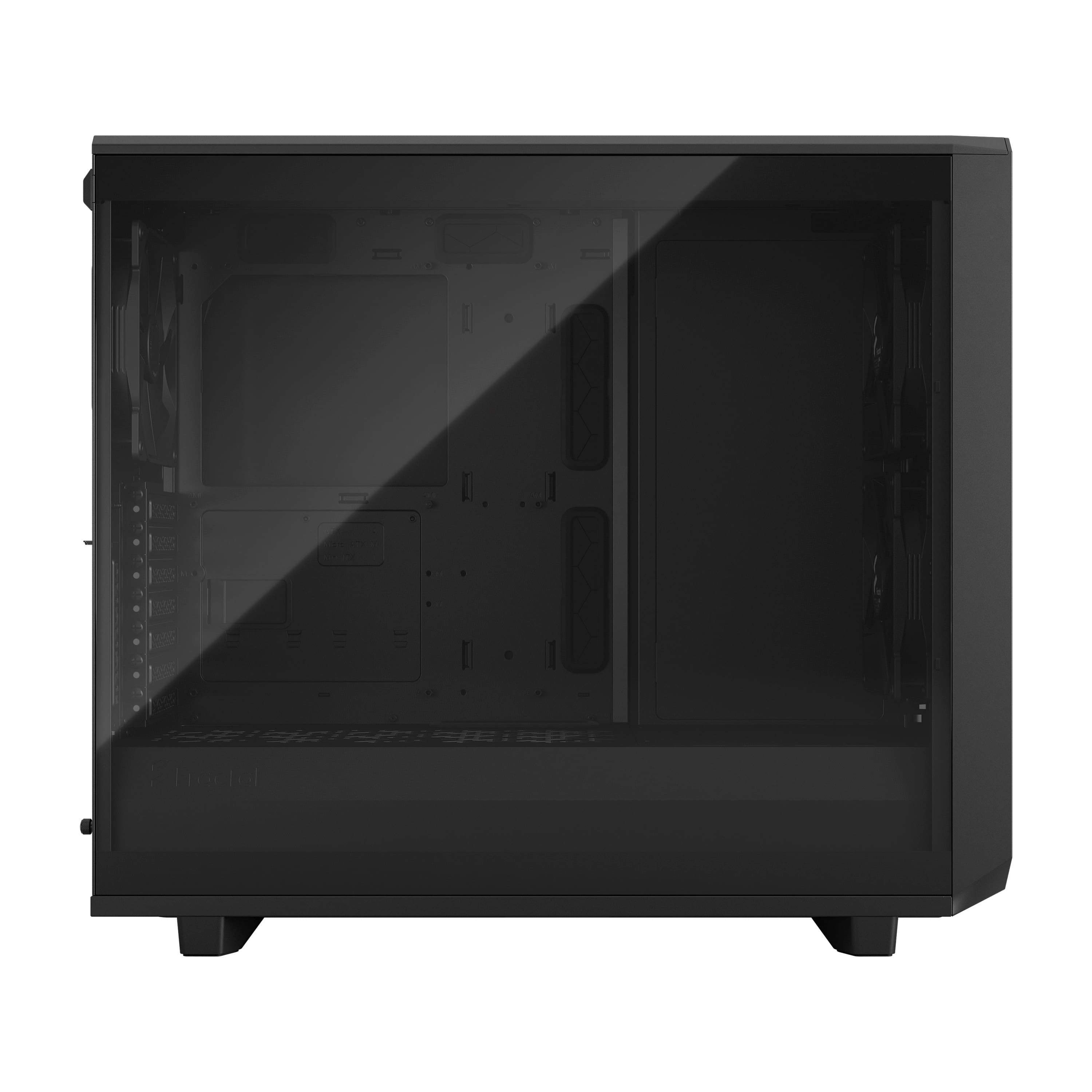 Alt View 24. Fractal Design - Meshify 2 Black ATX Light Tinted Tempered Glass Window Mid-Tower PC Case - Black.