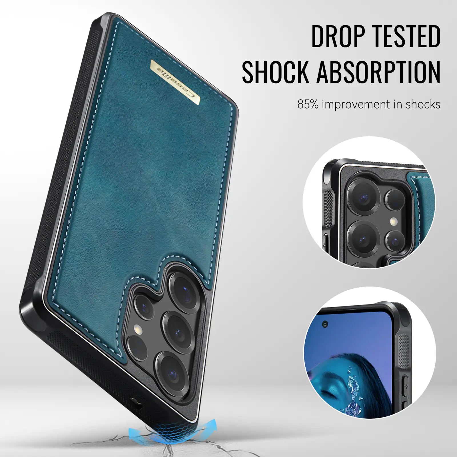 DROP TESTED  
SHOCK ABSORPTION  
85% improvement in shocks