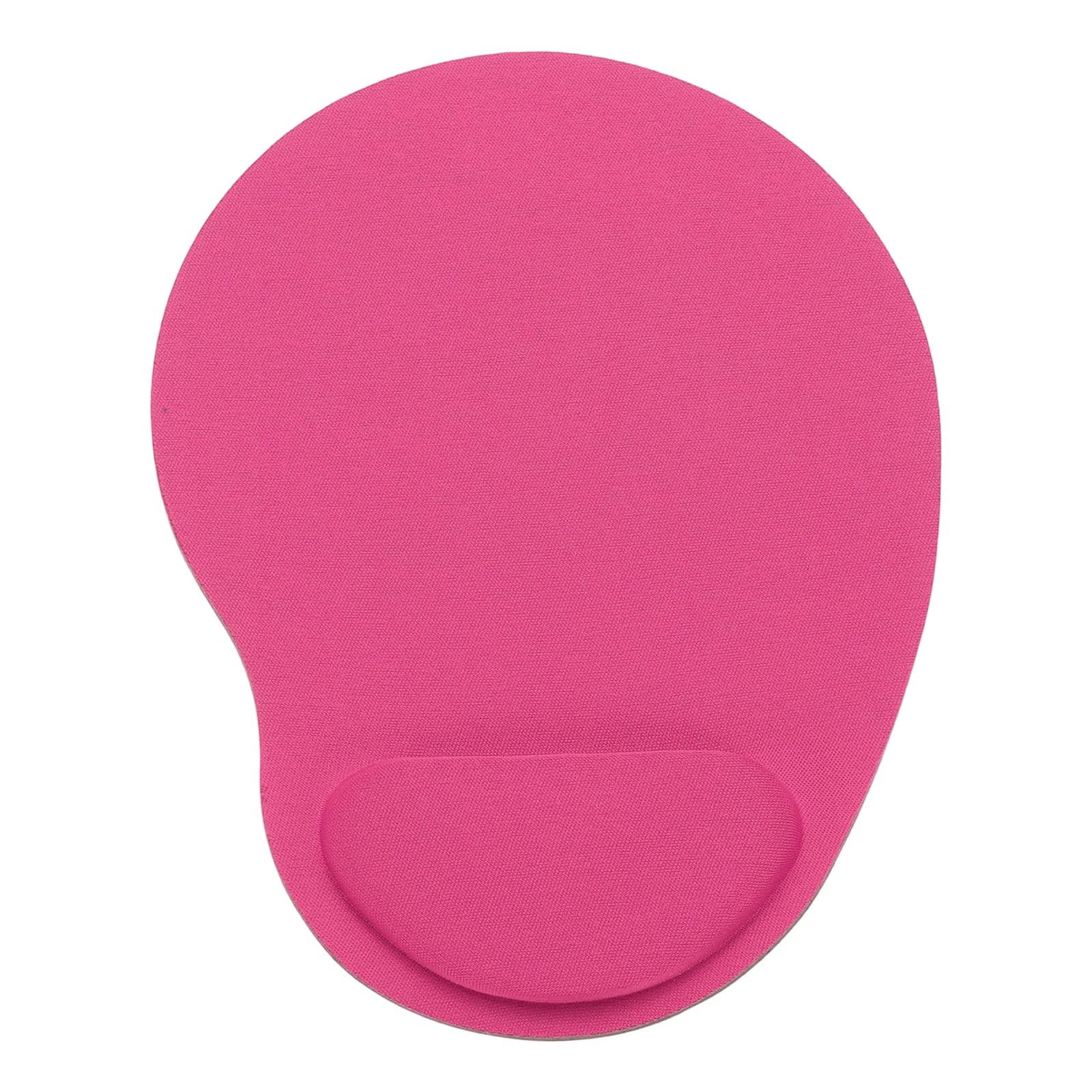 Unique Bargains - Ergonomic Gel Mouse Pad with Wrist Rest Support Memory Foam Mat Non-Slip Base for Office Computers Laptop Keyboard Home - Rose Red