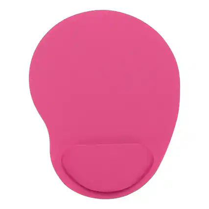Front. Unique Bargains - Ergonomic Gel Mouse Pad with Wrist Rest Support Memory Foam Mat Non-Slip Base for Office Computers Laptop Keyboard Home - Rose Red.