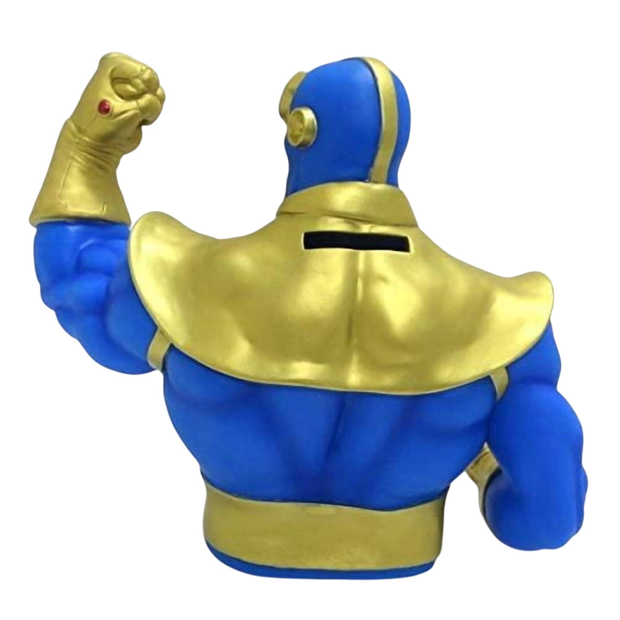 Alt View 3. Monogram - Monogram Marvel Thanos Figural Coin Bank - Blue.