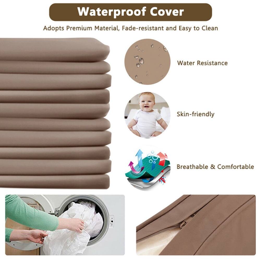 Waterproof Cover  
Adopts Premium Material, Fade-resistant and Easy to Clean  

- Water Resistance  
- Skin-friendly  
- Breathable & Comfortable