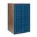 Angle. JBL - JBL L100 Classic Mark II Blue Grille Loudspeaker (Each) - Walnut.