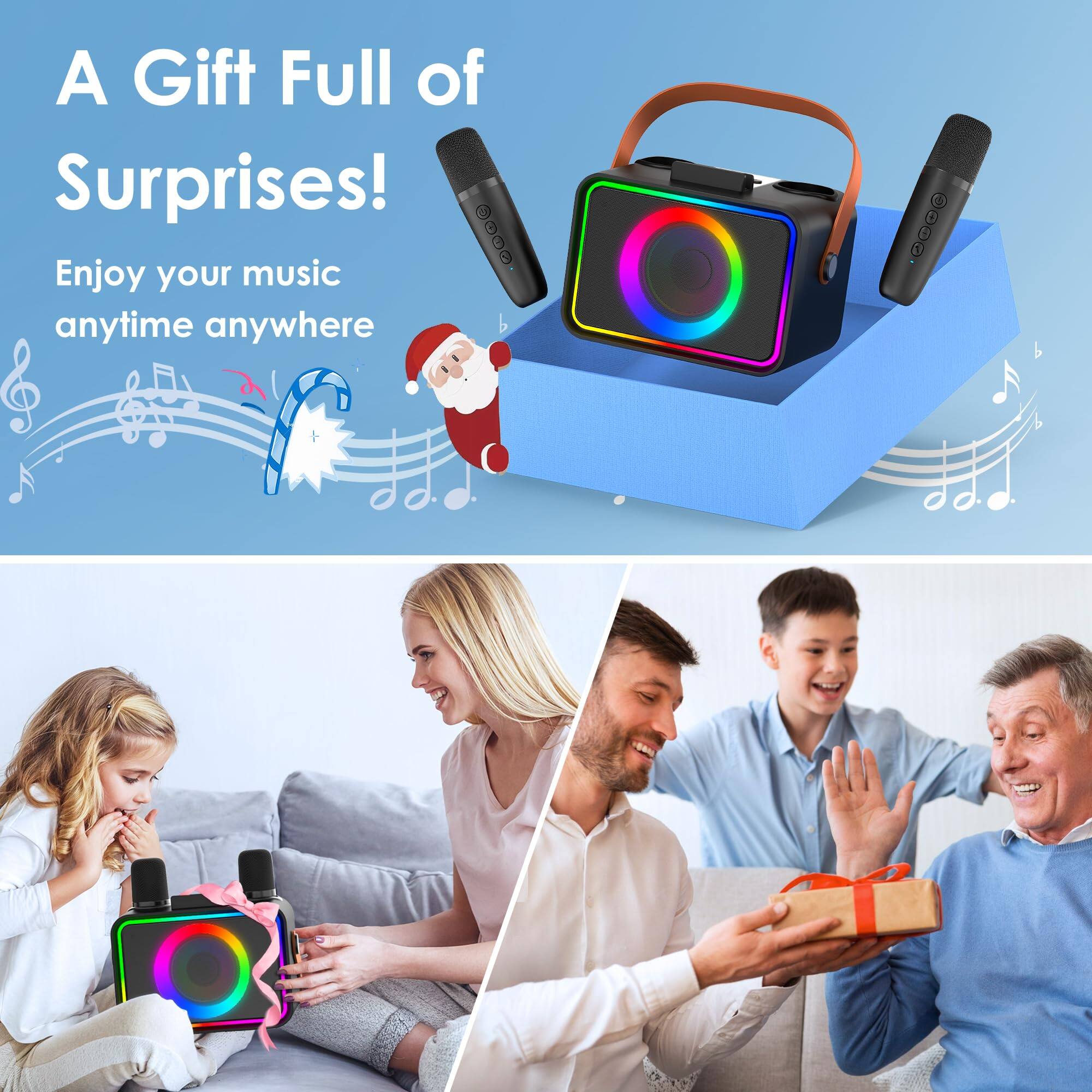 A Gift Full of Surprises!  
Enjoy your music anytime anywhere