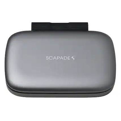 Front. Scapade - 5000mAh MagPower Pro 3-in-1 Foldable Magnetic Portable Power Pack - Black.