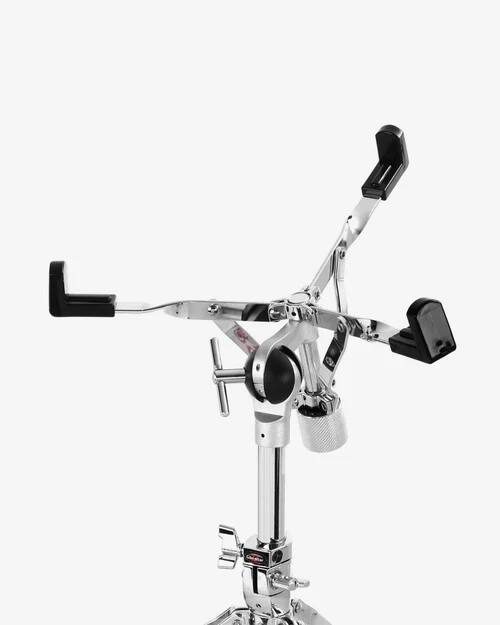 Back. Gibraltar Hardware - 9000 Series Snare Drum Stand, Heavy Duty Double Braced Tripod with Ultra Adjust Basket Super Lock Height Adjustment.