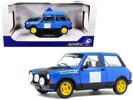 1980 Autobianchi A112 Abarth "Chardonnet" Rally Car 1/18 Diecast Model Car by Solido - Blue