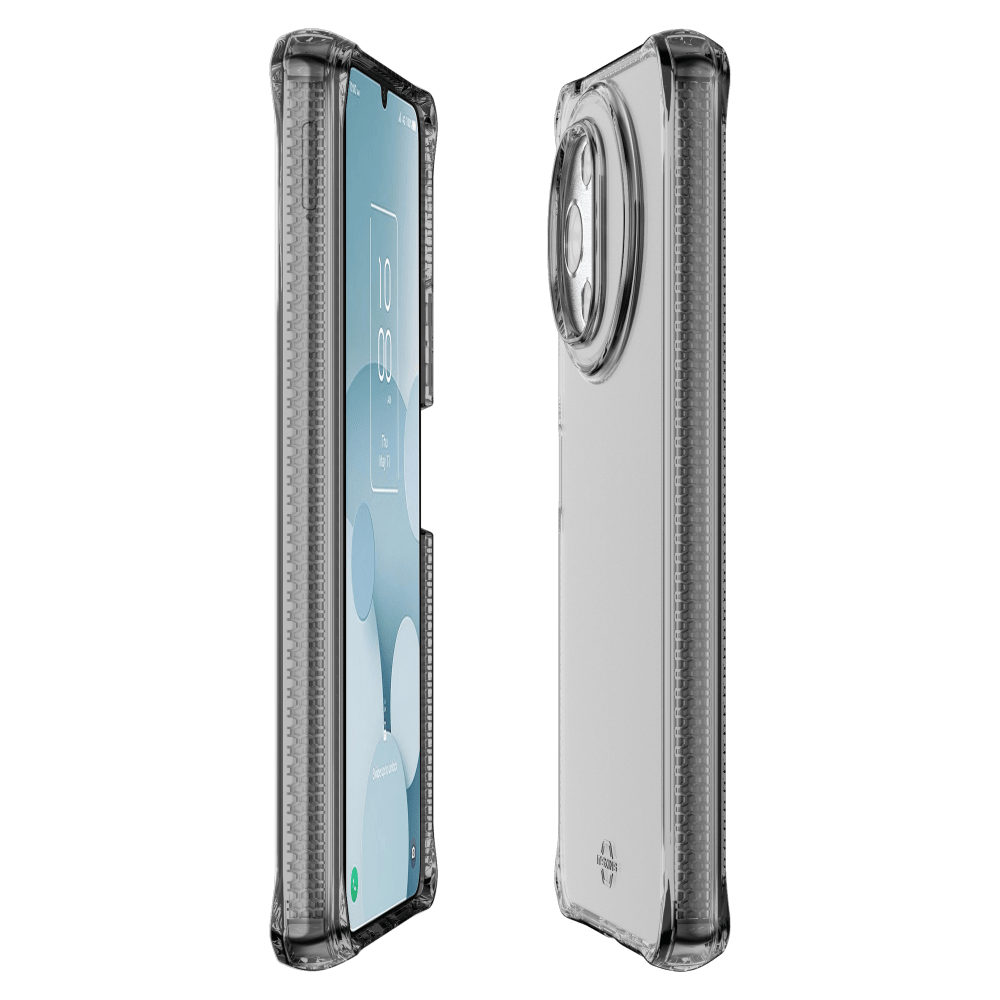 Alt View 2. Itskins - Spectrum_R Clear Case for TCL 50 XL NXTPAPER 5G - Black.