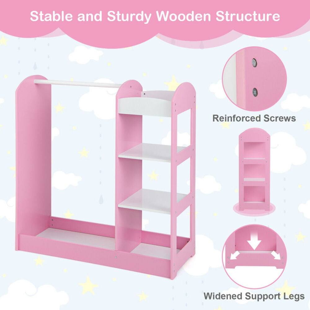 Stable and Sturdy Wooden Structure  
Reinforced Screws  
Widened Support Legs