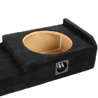 Back. NVX - 2004-2018 Nissan Titan Crew/King Cab - Custom-Fit Empty Dual 12" Sealed Subwoofer Enclosure - Black.