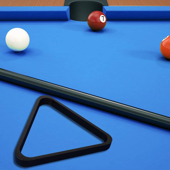 Alt View 2. GSE Games & Sports Expert - Black Solid Wood 8-Ball Triangle Ball Rack for 2-1/4" Pool Balls, Billiard Ball Rack for Pool Table - Black.