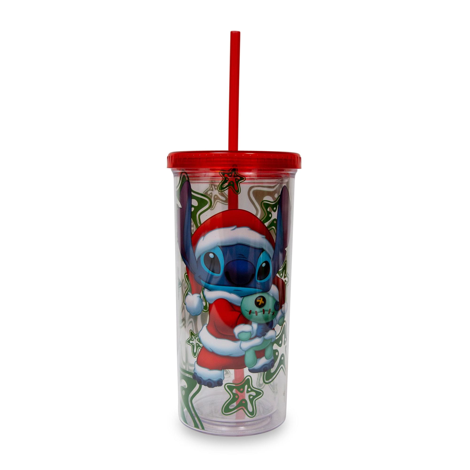 Silver Buffalo - Disney Lilo & Stitch Santa Outfit Carnival Cup With Lid And Straw | Holds 20 Ounces - Red price history on PriceWatchPro