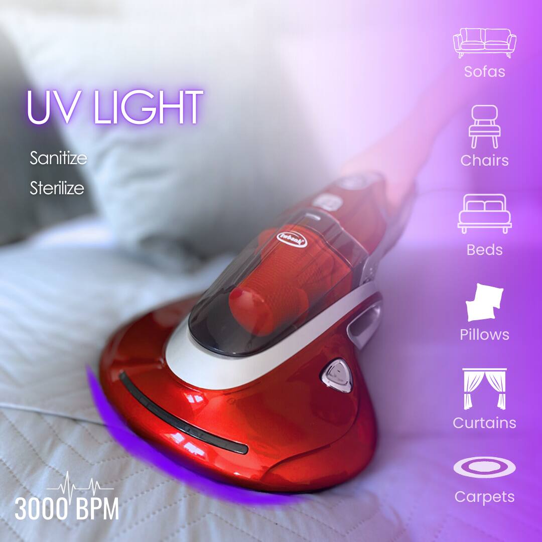 UV LIGHT, Sanitize, Sterilize, Sofas, Chairs, Beds, Pillows, Curtains, Carpets, 3000 BPM