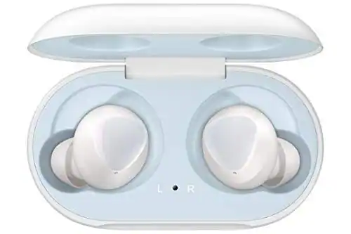 Front. Samsung - Samsung Galaxy Buds R170 - White.
