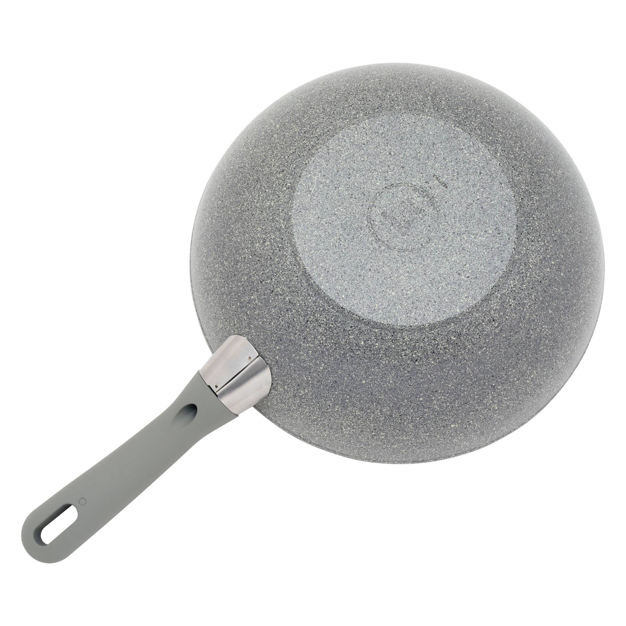 Alt View 2. ZWILLING - ZWILLING Parma Plus 11-inch Aluminum Nonstick Wok with Lid - Grey.