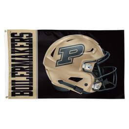 WinCraft - Purdue Boilermakers 3' x 5' Helmet Deluxe Single-Sided Flag - Multicolor