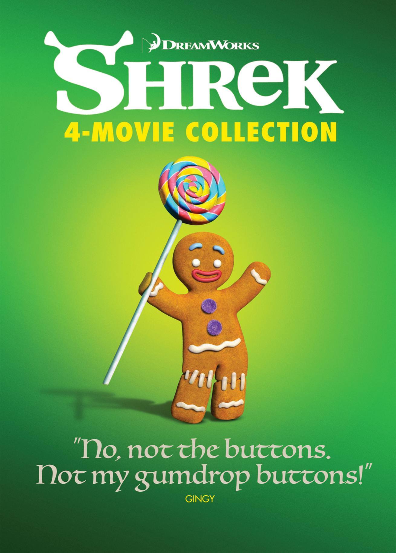 Front. Shrek 4-Movie Collection - Iconic Moments Line Look (Anniversary Edition) [DVD].