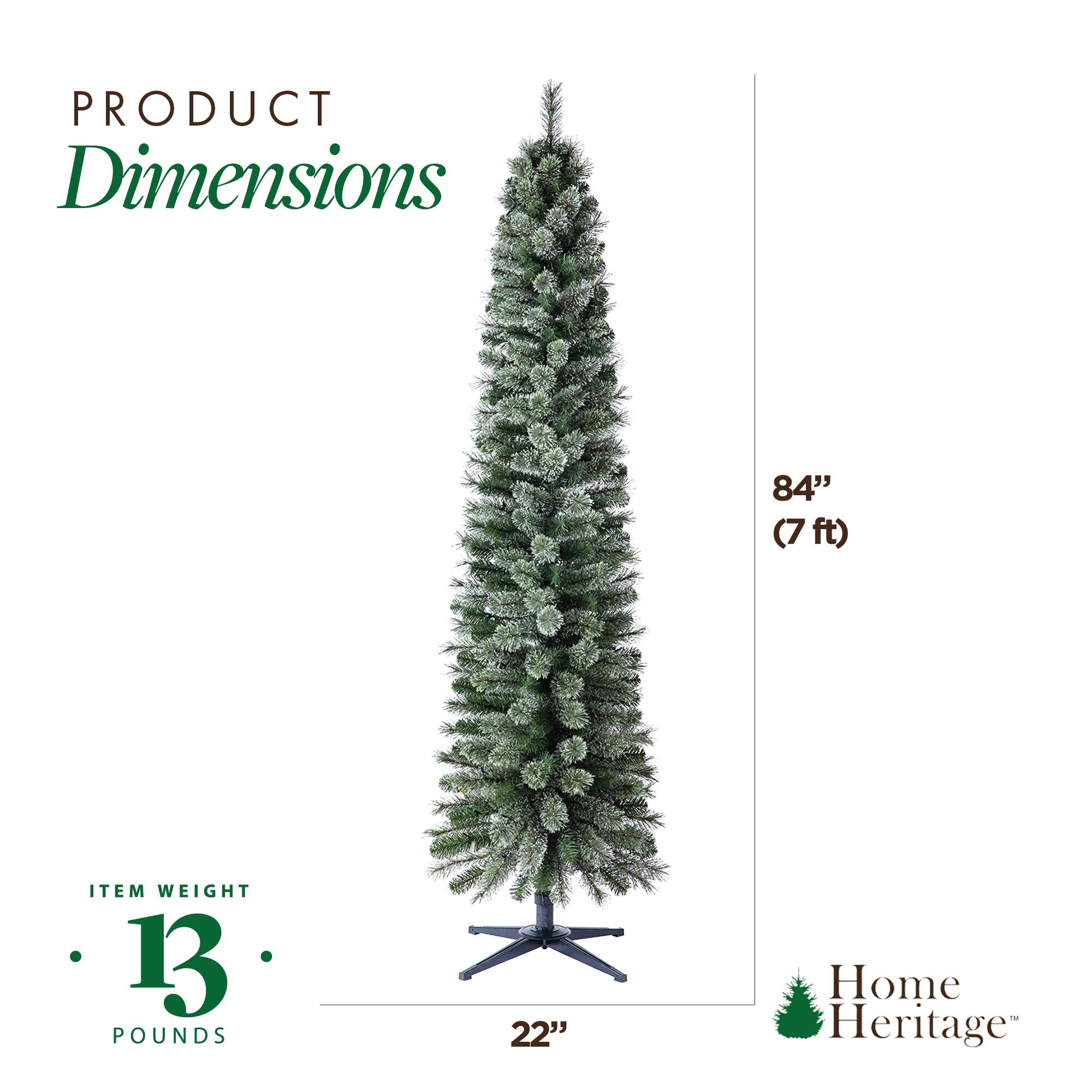 PRODUCT Dimensions  
84" (7 ft)  

ITEM WEIGHT 13 POUNDS  

Home Heritage™  
22"