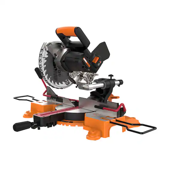 WORX 20V 7.25 Cordless Compound Miter Saw 1 x 4.0 Ah Battery and 1 x Charger Black WX845L Best Buy