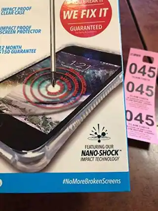 IMPACT PROOF CLEAR CASE
IMPACT PROOF SCREEN PROTECTOR
YOU BREAK IT, WE FIX IT GUARANTEED
12 MONTH $150 GUARANTEE
FEATURING OUR NANO-SHOCK IMPACT TECHNOLOGY
#NoMoreBrokenScreens