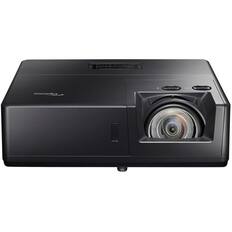 Front. Optoma - Optoma ZU607TST WUXGA High Brightness Short-Throw Laser DLP Projector - Black.