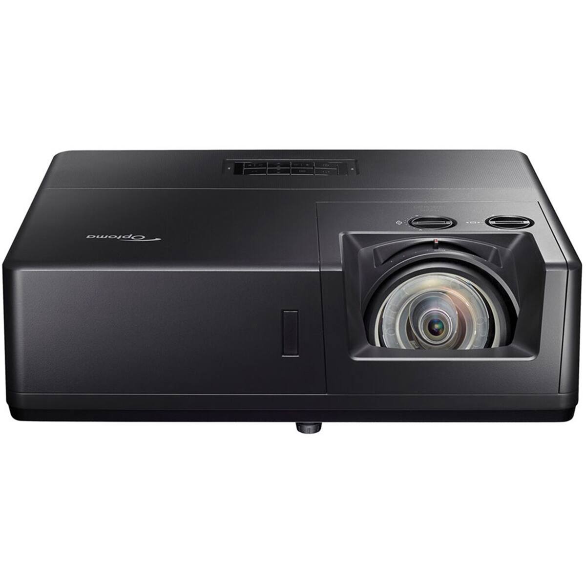 Front. Optoma - Optoma ZU607TST WUXGA High Brightness Short-Throw Laser DLP Projector - Black.