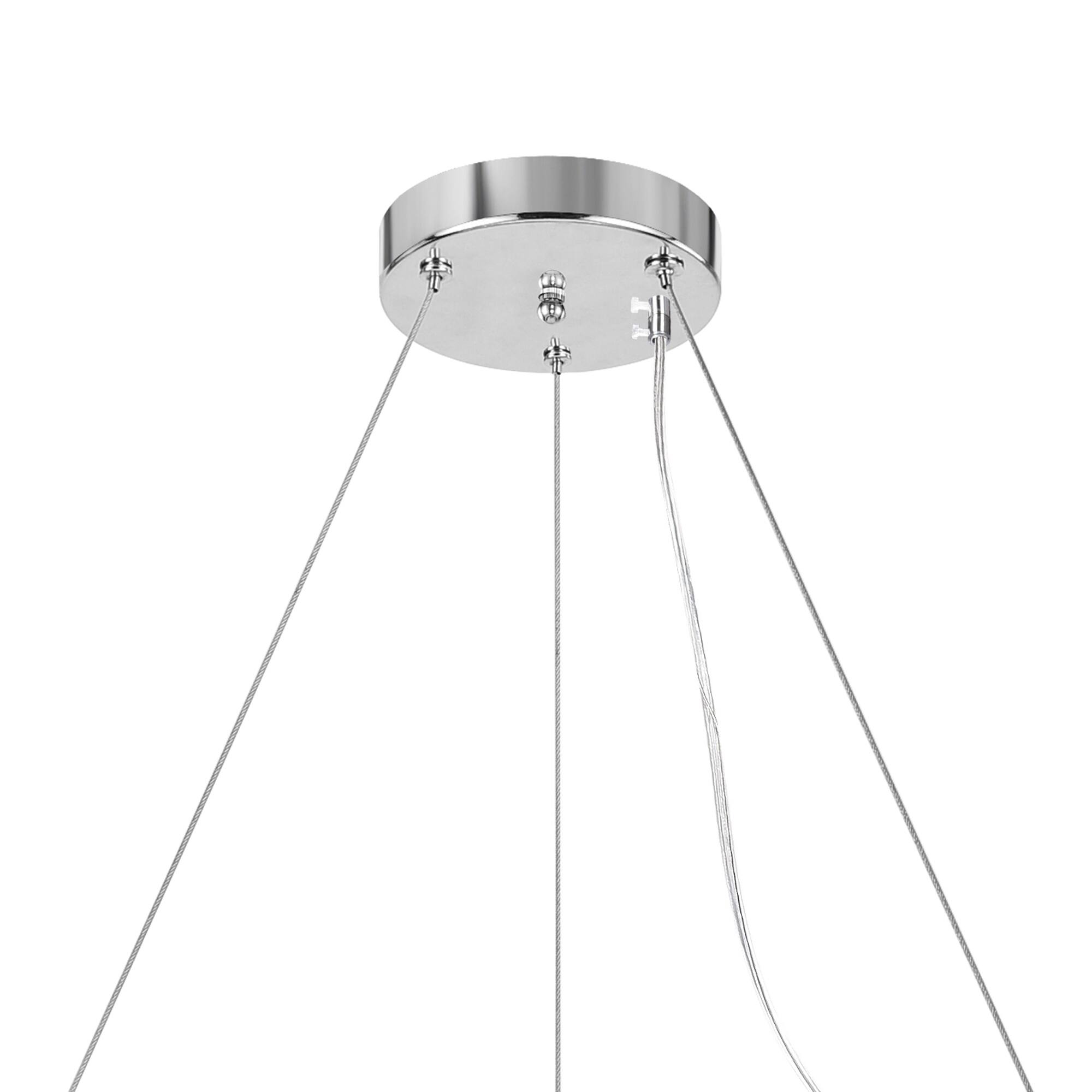 Alt View 1. CWI Lighting - Veronique 8 Light Chandelier With Chrome Finish - Chrome.