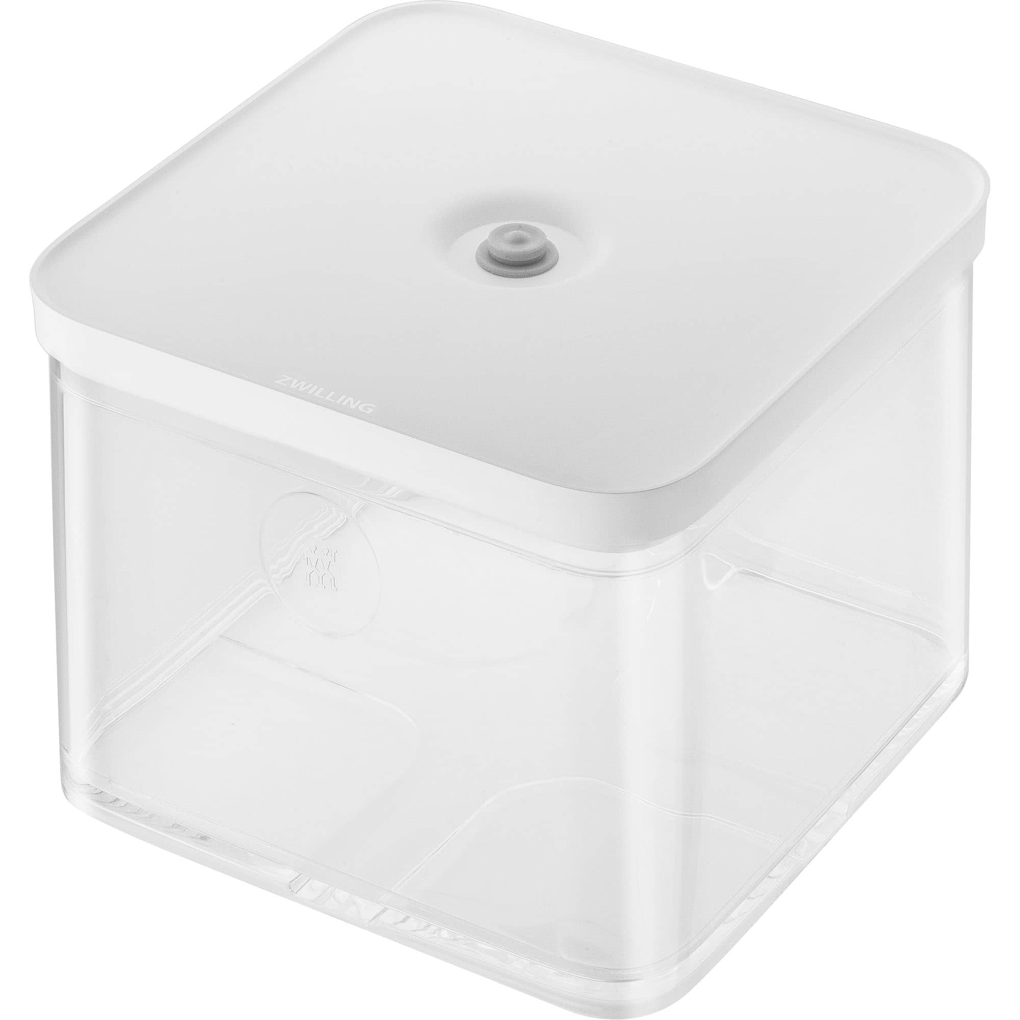 ZWILLING - Fresh & Save Cube Box, Plastic, Airtight Dry Food Storage Container, Large Tall Cube, 2L Container, 4.2-qt - Clear