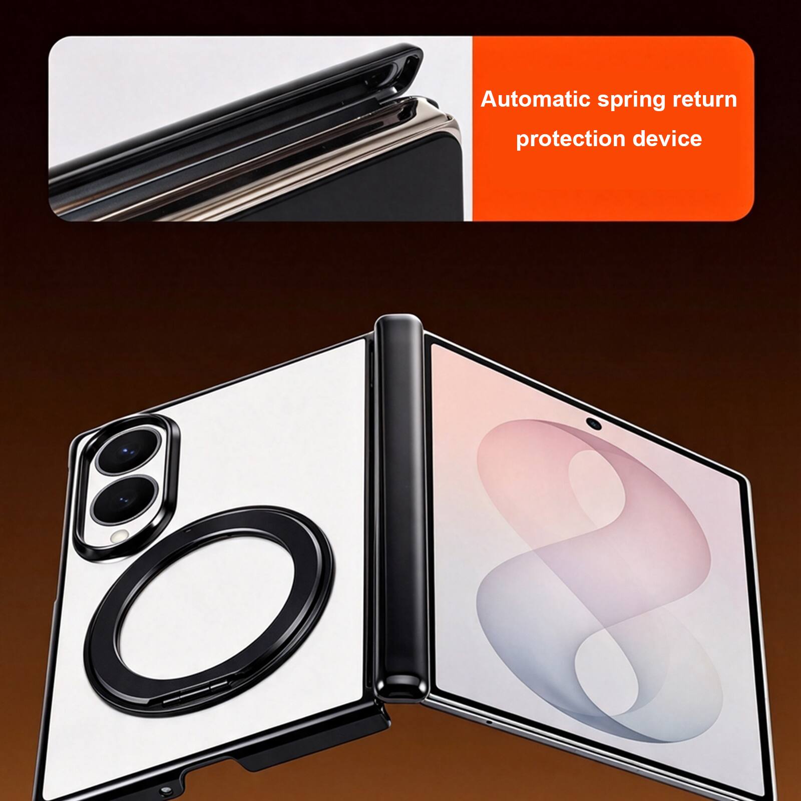 Automatic spring return protection device