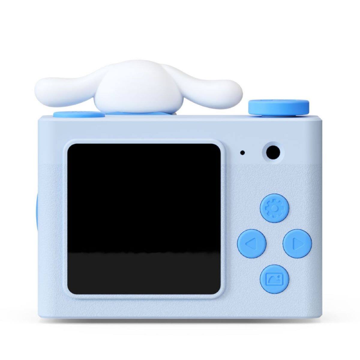 Back. Kidamento - Model A Mini Digital Camera for Children - Blue.