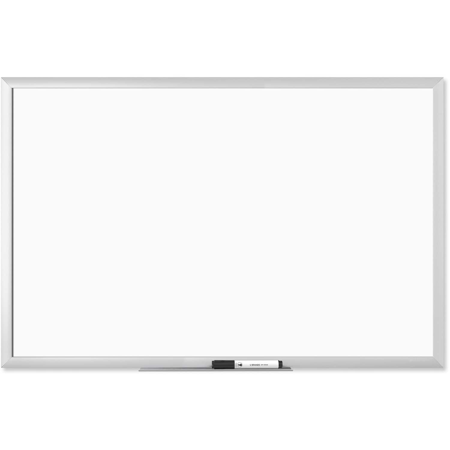 U Brands - Melamine Non-Magnetic Dry-Erase Board - 36 x 24