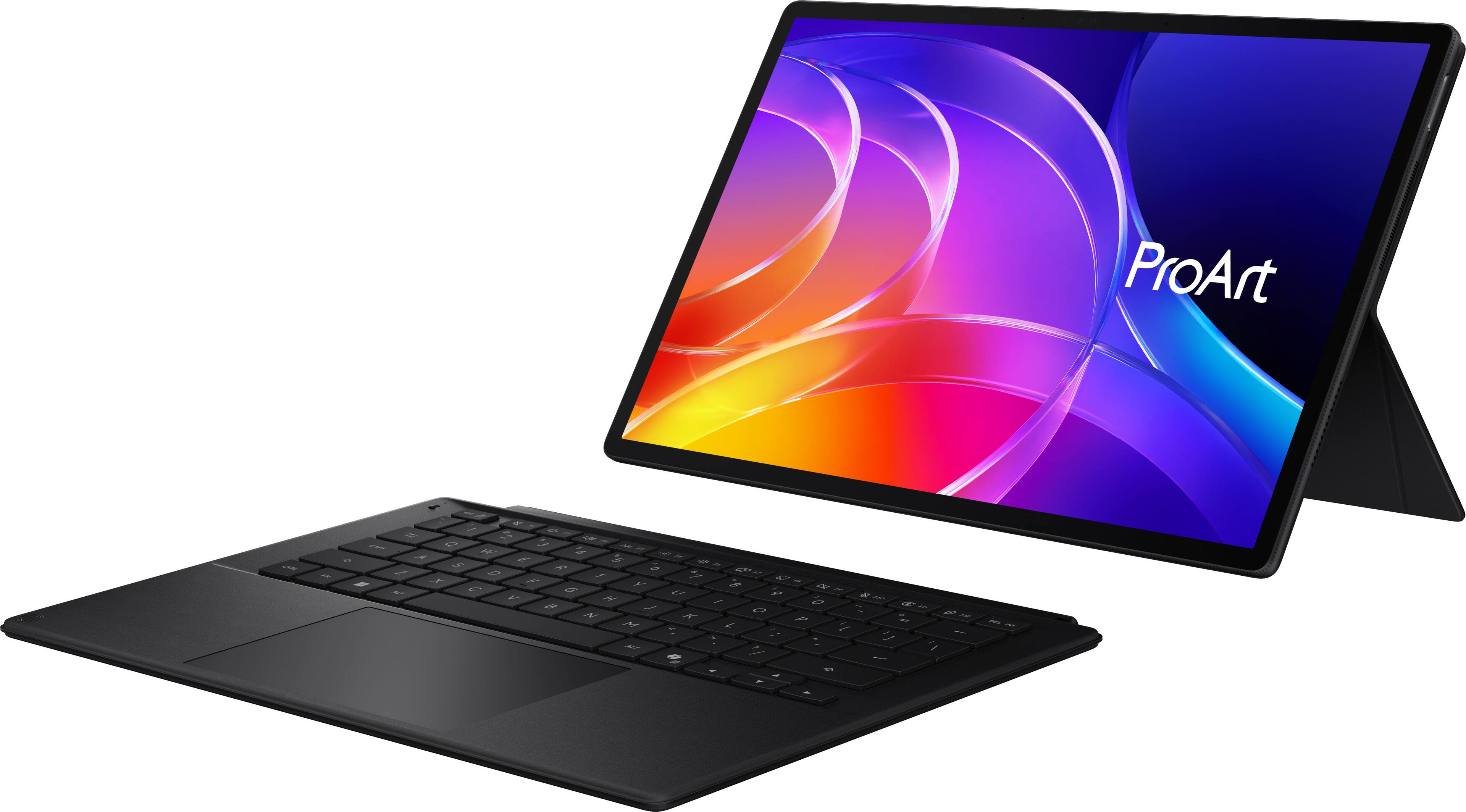 Alt View 15. ASUS - ProArt PZ14 14" 3K OLED Touchscreen Laptop - Snapdragon X2 Elite (2026) - 16GB RAM - 512GB SSD - Copilot+ PC - Nano Black.