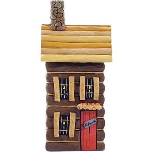 BreeBe - Resin Log Cabin - Brown