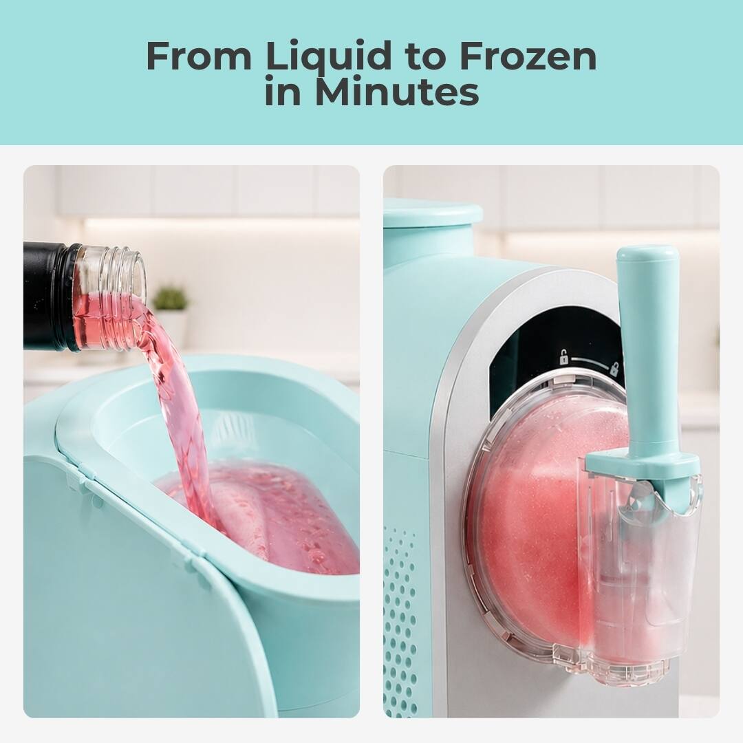 From Liquid to Frozen in Minutes