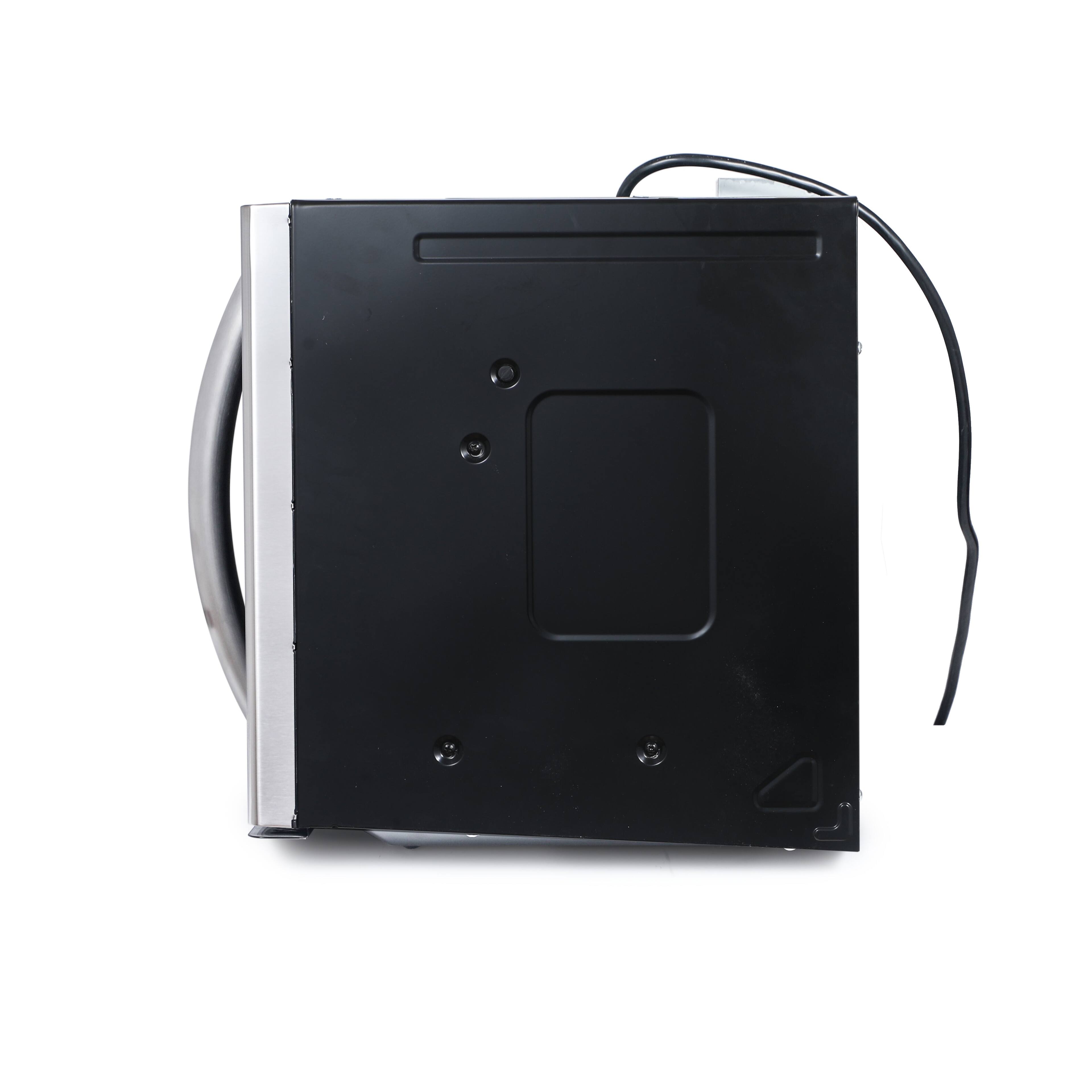 Alt View 3. Commercial Chef - Commercial Chef 1.7 Cu. Ft. Over-The-Range Convection Microwave Oven, 10 Power Levels, Air Fryer, 300 CFM Hood Fan - Black.