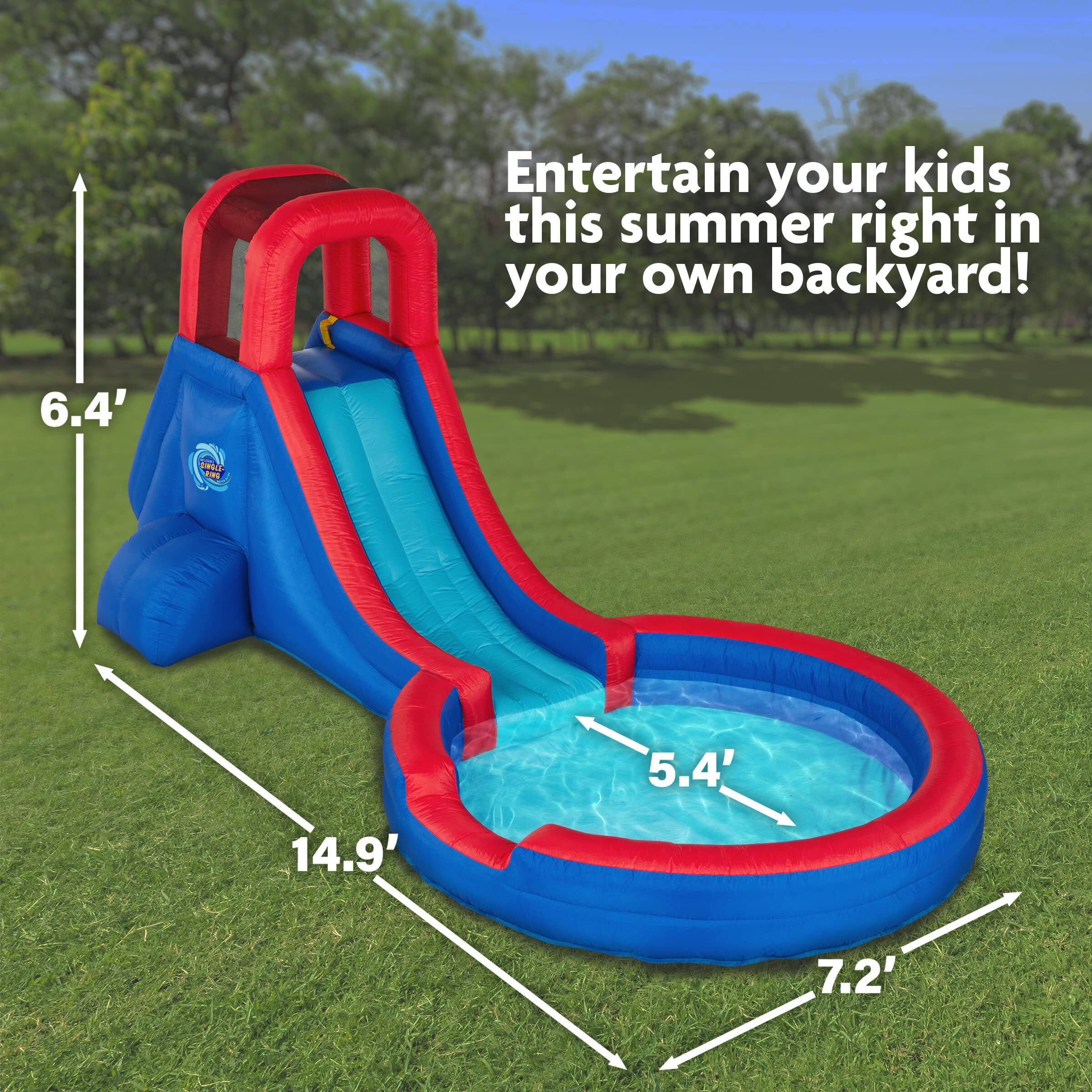 Entertain your kids this summer right in your own backyard! 6.4' - 5.4' 14.9' 7.2'