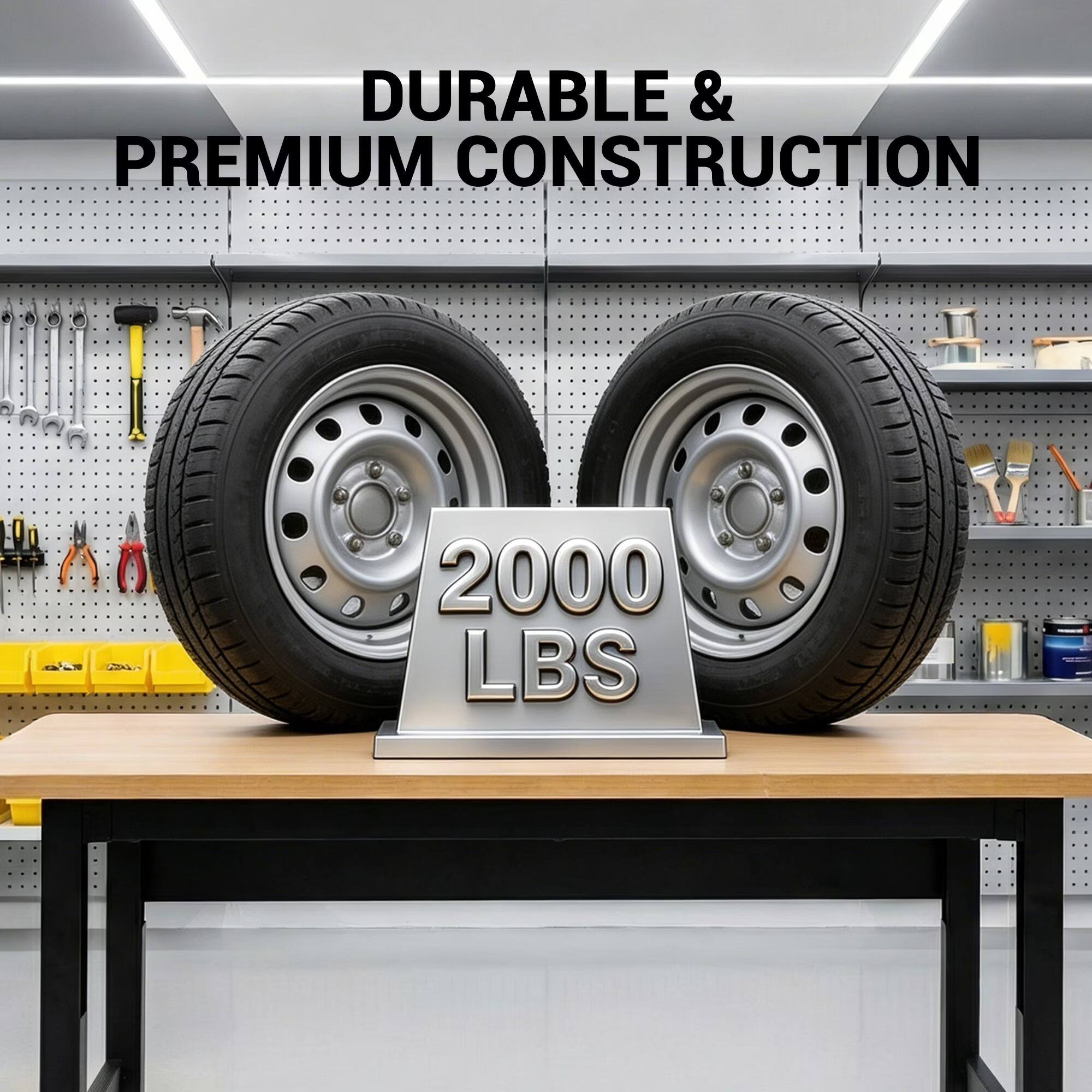 DURABLE & PREMIUM CONSTRUCTION  
2000 LBS