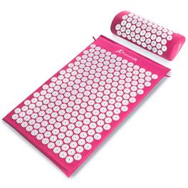 ProsourceFit - Acupressure Mat and Pillow Set - Pink