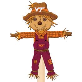 Fan Creations - Virginia Tech Hokies 12" Scarecrow Yard Stake - Multicolor